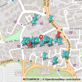 Mappa Via Madonna di Fatima, 95030 Gravina di Catania CT, Italia (0.09655)