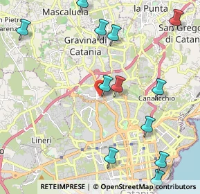 Mappa Via Madonna di Fatima, 95030 Gravina di Catania CT, Italia (2.9175)