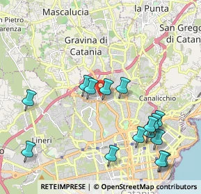 Mappa Via Madonna di Fatima, 95030 Gravina di Catania CT, Italia (2.58933)