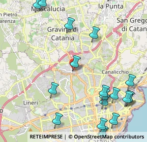 Mappa Via Madonna di Fatima, 95030 Gravina di Catania CT, Italia (3.316)