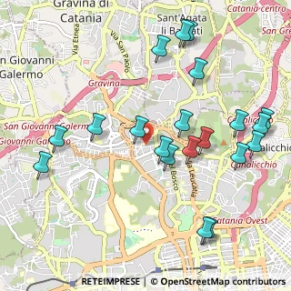 Mappa Via Saglietti, 95125 Catania CT, Italia (1.306)