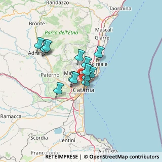 Mappa Via Saglietti, 95125 Catania CT, Italia (10.89429)