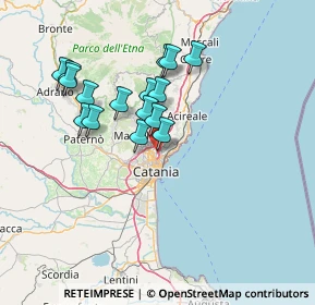 Mappa Viale Mediterraneo, 95030 Canalicchio CT, Italia (13.97125)