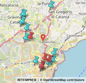 Mappa Viale Mediterraneo, 95030 Canalicchio CT, Italia (2.57)