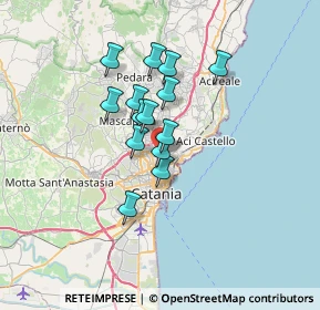 Mappa Viale Mediterraneo, 95030 Canalicchio CT, Italia (5.45571)