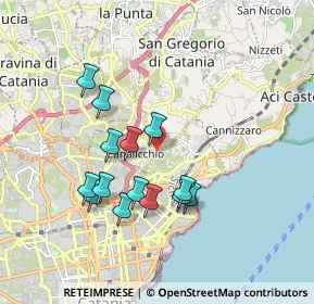 Mappa Via Nuovalucello 154 e, 95126 Catania CT, Italia (1.85429)