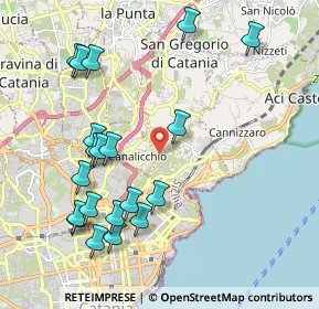 Mappa Via Nuovalucello 154 e, 95126 Catania CT, Italia (2.539)