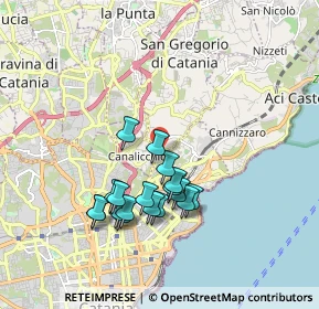 Mappa Via Nuovalucello 154 e, 95126 Catania CT, Italia (1.845)