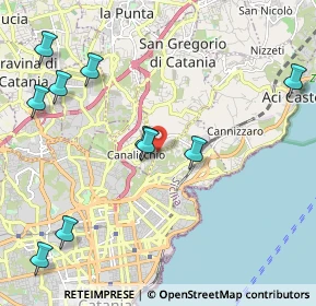 Mappa Via Nuovalucello 154 e, 95126 Catania CT, Italia (2.97727)