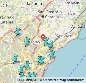 Mappa Via Nuovalucello 154 e, 95126 Catania CT, Italia (2.94538)