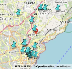 Mappa Via Nuovalucello 154 e, 95126 Catania CT, Italia (2.6445)