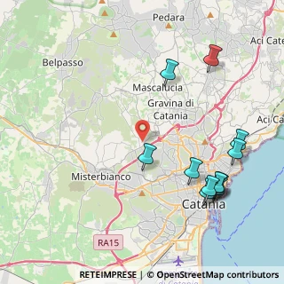 Mappa Via dell'Atleta, 95045 Misterbianco CT, Italia (5.54)