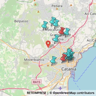 Mappa Via dell'Atleta, 95045 Misterbianco CT, Italia (4.04214)