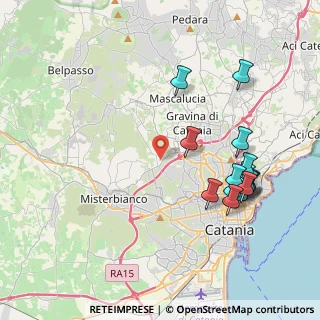 Mappa Via dell'Atleta, 95045 Misterbianco CT, Italia (4.92533)