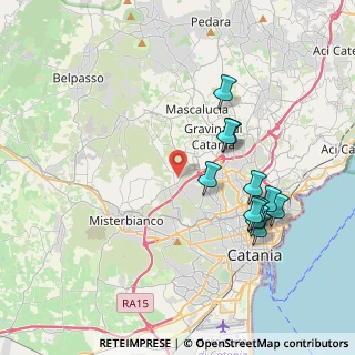 Mappa Via dell'Atleta, 95045 Misterbianco CT, Italia (4.33091)