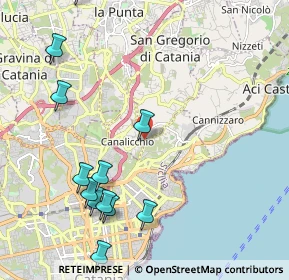 Mappa Via XX Settembre, 95027 Catania CT, Italia (2.85667)