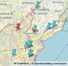 Mappa Via XX Settembre, 95027 Catania CT, Italia (2.42)