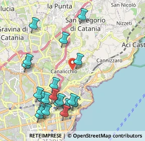 Mappa Via XX Settembre, 95027 Catania CT, Italia (2.6605)