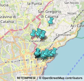 Mappa Via XX Settembre, 95027 Catania CT, Italia (1.5355)