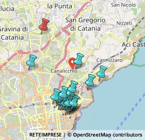 Mappa Via XX Settembre, 95027 Catania CT, Italia (2.271)