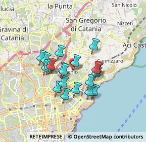 Mappa Via XX Settembre, 95027 Catania CT, Italia (1.4805)