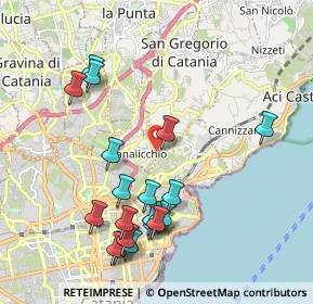 Mappa Via XX Settembre, 95027 Catania CT, Italia (2.4345)