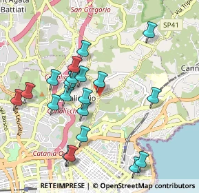 Mappa Via XX Settembre, 95027 Catania CT, Italia (1.1295)