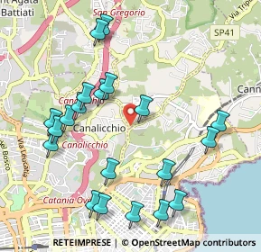Mappa Via XX Settembre, 95027 Catania CT, Italia (1.261)