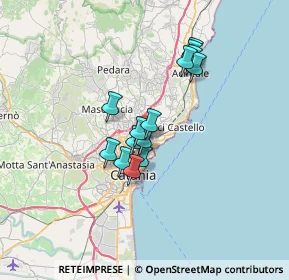 Mappa Via XX Settembre, 95027 Catania CT, Italia (5.715)