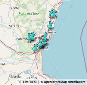 Mappa Via XX Settembre, 95027 Catania CT, Italia (9.6125)