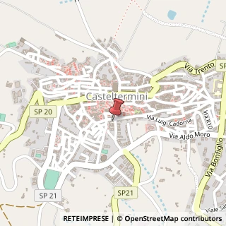 Mappa Cortile Madonia, 7, 92025 Casteltermini AG, Italia, 92025 Casteltermini, Agrigento (Sicilia)