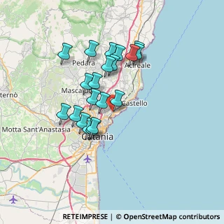 Mappa Via Vasta Angelo, 95126 Catania CT, Italia (6.7595)