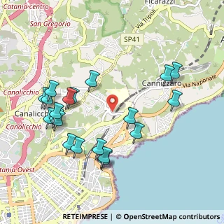 Mappa Via Vasta Angelo, 95126 Catania CT, Italia (1.2015)