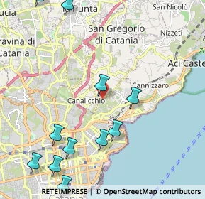 Mappa Via Nicola Calipari, 95126 Catania CT, Italia (3.15167)