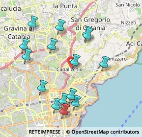 Mappa Via Giorgio Almirante, 95030 Canalicchio CT, Italia (2.33533)