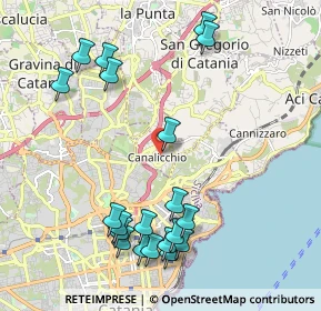 Mappa Via Giorgio Almirante, 95030 Canalicchio CT, Italia (2.6725)