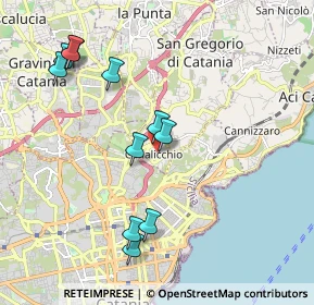 Mappa Via Giorgio Almirante, 95030 Canalicchio CT, Italia (2.32364)