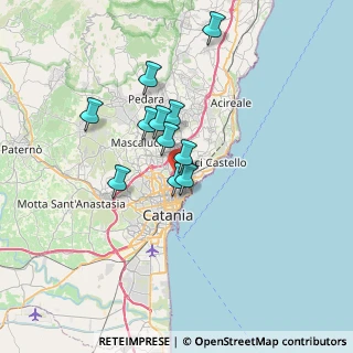 Mappa Via Giorgio Almirante, 95030 Catania CT, Italia (5.89364)