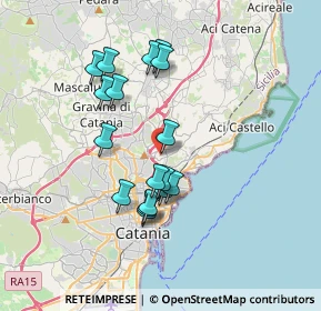 Mappa Via Giorgio Almirante, 95030 Canalicchio CT, Italia (3.59059)