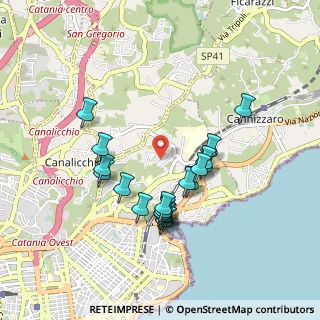 Mappa Via Mannino Cefaly Francesco Catania, 95126 Catania CT, Italia (0.9545)