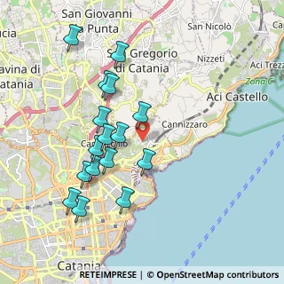 Mappa Via Mannino Cefaly Francesco Catania, 95126 Catania CT, Italia (2.1425)