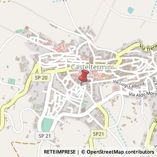 Mappa Via Armando Diaz, 22, 92025 Casteltermini, Agrigento (Sicilia)