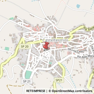 Mappa Via Agrigento, 15, 92025 Casteltermini, Agrigento (Sicilia)