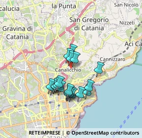 Mappa Piazza Tivoli, 95126 Catania CT, Italia (1.609)