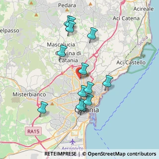 Mappa Via Paratore, 95125 Catania CT, Italia (4.07154)