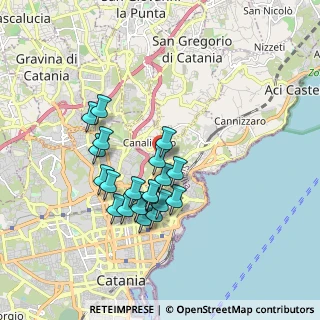 Mappa Tremestieri Etneo, 95126 Catania CT, Italia (1.757)