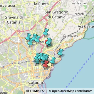 Mappa Tremestieri Etneo, 95126 Catania CT, Italia (1.683)