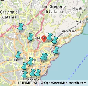 Mappa Tremestieri Etneo, 95126 Catania CT, Italia (2.49462)