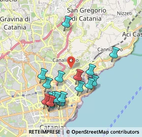 Mappa Tremestieri Etneo, 95126 Catania CT, Italia (2.25611)