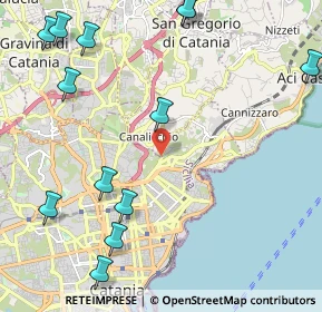 Mappa Tremestieri Etneo, 95126 Catania CT, Italia (3.24308)